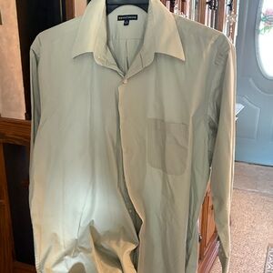 Knightsbridge Button-Up Shirt with Navy and Red Label